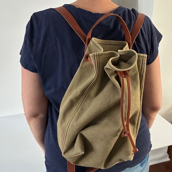 Madewell Cotton Canvas Bag / Backpack - Picture 11 of 13